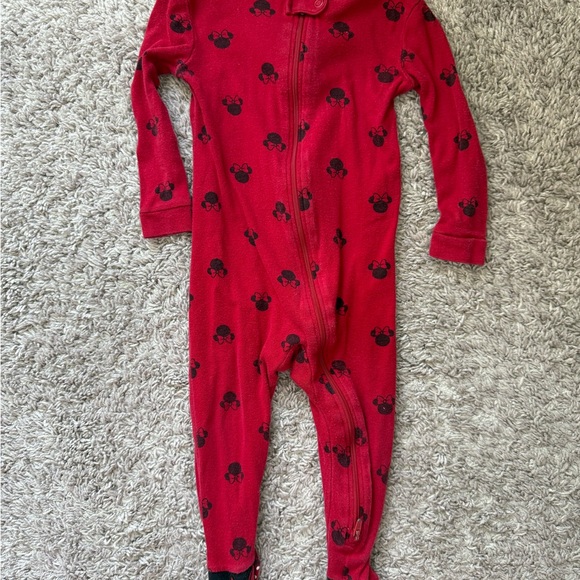 Minnie & Mickey Baby Clothing Set - Red, Gray, Cream - Picture 4 of 8